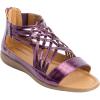 Comfortview Women’s Wide Width Alicia Sandal(Purple Metallic)