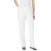 Woman Within Plus Size 7-Day Straight-Leg Elastic-Waist Denim Jean (Petite & Tall Available)(White)