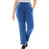 Woman Within Women’s Plus Size Pants Ribbed 7-day Knit(Royal Navy)