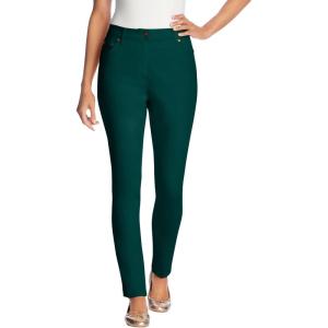 Woman Within Women’s Plus Size Skinny Jean(Emerald Green)