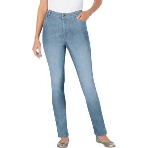 Woman Within Women’s Plus Size Skinny Jean(Light Wash Sanded)