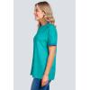 Woman Within Plus Size Contrast Tee 2-Pack(Pale Seafoam Azure Blue)