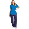 Woman Within Plus Size Contrast Tee 2-Pack(Pale Seafoam Azure Blue)