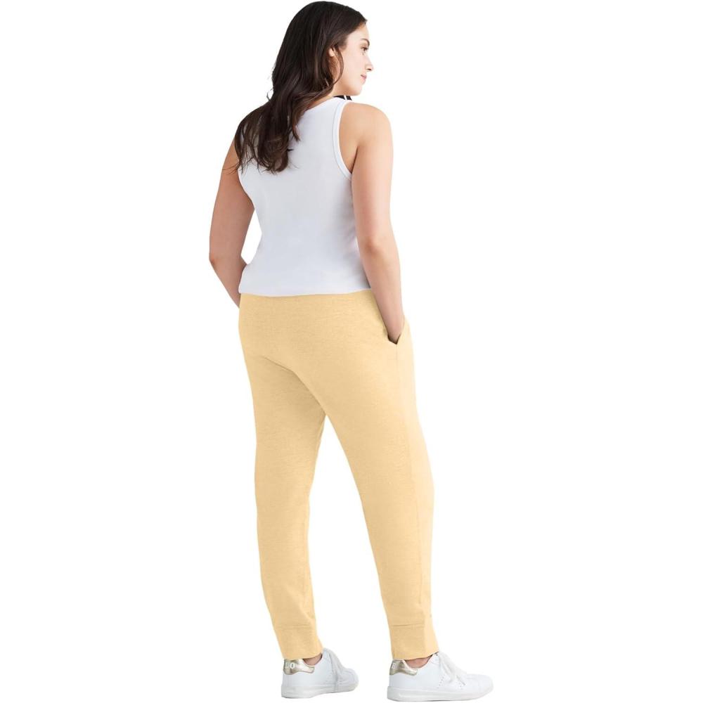imageEllos Plus Size French Terry JoggerDusty Maize