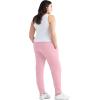 Ellos Plus Size French Terry Jogger(Wood Rose Pink)
