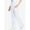 Woman Within Plus Size Petite 7-Day Knit Wide-Leg Pull-On Pants(White)
