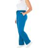 Woman Within Plus Size Tall Sport Knit Straight-Leg Pull-On Pants(Heather Navy)