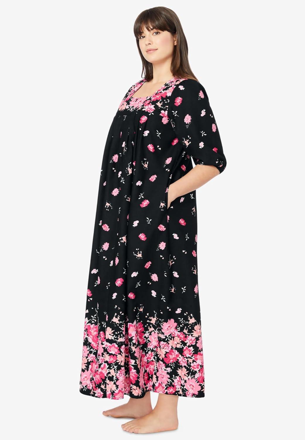 imageOnly Necessities Plus Size Print LoungerDusty Indigo Hibiscus