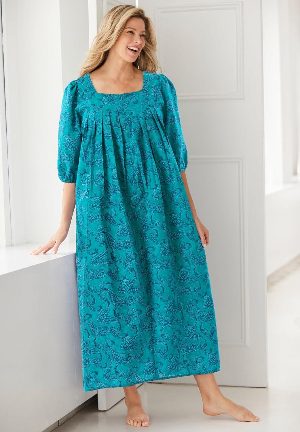 imageOnly Necessities Plus Size Print LoungerDusty Indigo Hibiscus