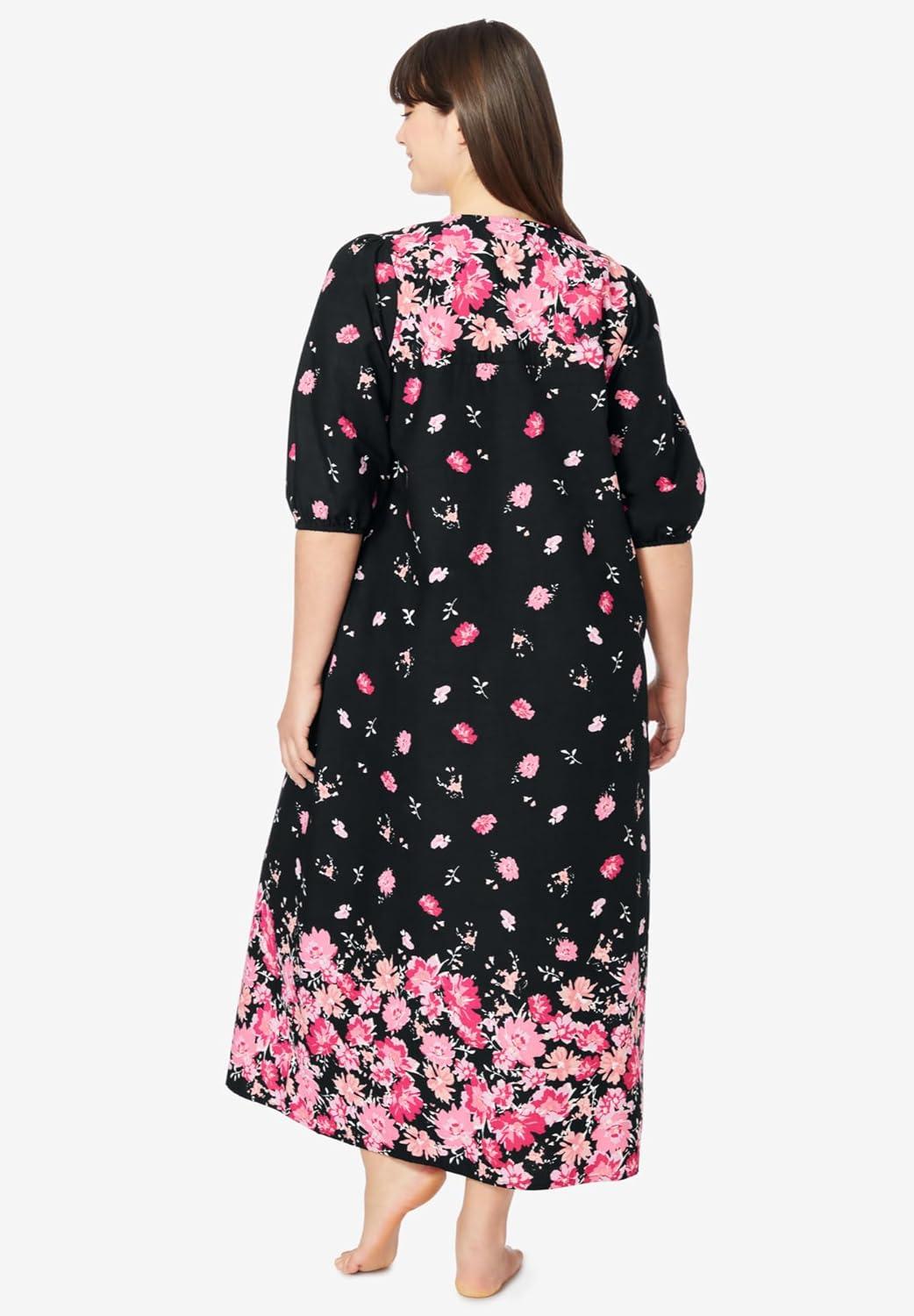 imageOnly Necessities Plus Size Print LoungerDusty Indigo Hibiscus