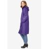 Woman Within Plus Size Mid-Length Raincoat(Plum)
