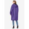 Woman Within Plus Size Mid-Length Raincoat(Plum)