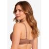 Comfort Choice Women’s Plus Size Lace Minimizer Bra(Mocha Nude)