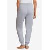 ellos Plus Size Cotton Spandex Jogger Pull On Pants(Heather Grey)