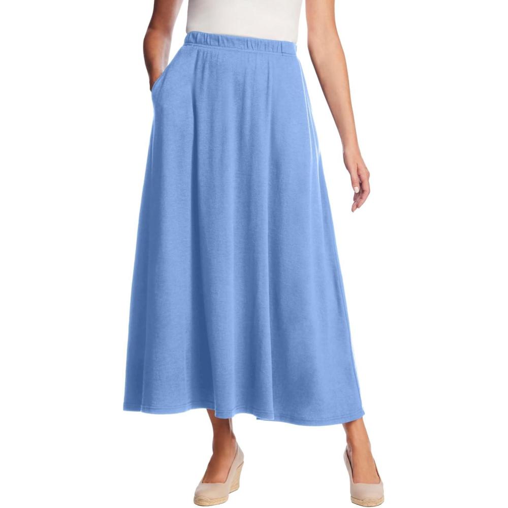 imageWoman Within Plus Size 7Day Maxi SkirtFrench Blue
