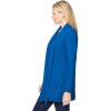 Woman Within Plus Size 2-Fer Cardigan & Attached Lace Tunic(Deep Cobalt)