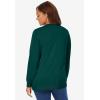 Woman Within Plus Size Perfect Long-Sleeve Cardigan Sweater(Emerald Green)