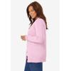 Woman Within Plus Size Perfect Long-Sleeve Cardigan Sweater(Pink)