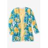 Woman Within Plus Size Perfect Longer-Length Cotton Cardigan Sweater(Banana)