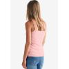 ellos Plus Size Cotton Spandex Scoop Neck Sleeveless Cami(Pale Blush)