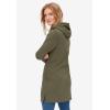 ellos Plus Size Hooded Sweatshirt Tunic(Burnt Olive)
