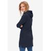ellos Plus Size Hooded Sweatshirt Tunic(Rich Navy)