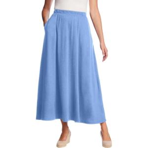 Woman Within Plus Size 7-Day Maxi Skirt(French Blue)