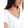 Ellos Plus Size Crochet Trim Tee(Seamist)