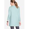 Ellos Plus Size French Terry Love Tunic Sweatshirt(Seamist)