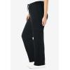 Woman Within Plus Size Better Fleece Cargo Sweatpant (Petite & Tall Available)(Black)