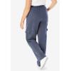 Woman Within Plus Size Better Fleece Cargo Sweatpant (Petite & Tall Available)(Bright Cobalt)