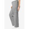 Woman Within Plus Size Better Fleece Cargo Sweatpant (Petite & Tall Available)(Classic Medium Heather Grey)