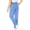 Woman Within Plus Size Better Fleece Cargo Sweatpant (Petite & Tall Available)(French Blue)