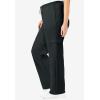 Woman Within Plus Size Better Fleece Cargo Sweatpant (Petite & Tall Available)(Heather Charcoal)