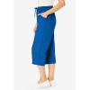 Woman Within Plus Size Boardwalk Capri(Bright Cobalt)