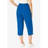 Woman Within Plus Size Boardwalk Capri(Bright Cobalt)