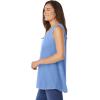 Woman Within Plus Size High-Low Tank(French Blue)