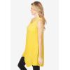 Woman Within Plus Size Sleeveless Hanky Hem Tunic(Primrose Yellow)