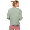 ellos Plus Size Boxy Fleece Sweatshirt(Desert Sage)