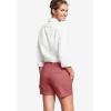 ellos Plus Size Stretch Chino Mid-Rise Shorts(Strawberry Rose)