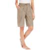 Woman Within Plus Size Boardwalk Front Seam Short(New Khaki)