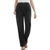 Woman Within Plus Size Tall 7-Day Corduroy Straight-Leg Pant – 38 W, Black