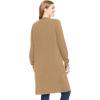 Woman Within Plus Size Perfect Cotton Duster Sweater(Soft Camel)