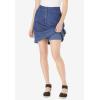 Woman Within Plus Size Perfect Denim Skort(Navy)