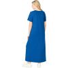 Woman Within Plus Size Perfect Short-Sleeve Scoopneck Maxi Tee Dress(Bright Cobalt)