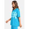 Woman Within Plus Size Relaxed Tee(Paradise Floral Bloom)