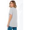 Woman Within Plus Size Graphic Tee(Heather Grey Butterflies)