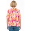 Woman Within Plus Size Perfect Elbow-Length Sleeve Cardigan Sweater(White Sunshine Floral)
