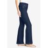 Woman Within Plus Size Tall Stretch Denim Five-Pocket Bootcut Jeans(Midnight Sanded)