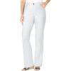 Woman Within Plus Size Tall Stretch Denim Five-Pocket Bootcut Jeans(White)